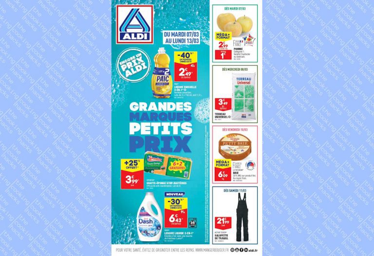 Catalogue Aldi du 7 au 13 mars 2023