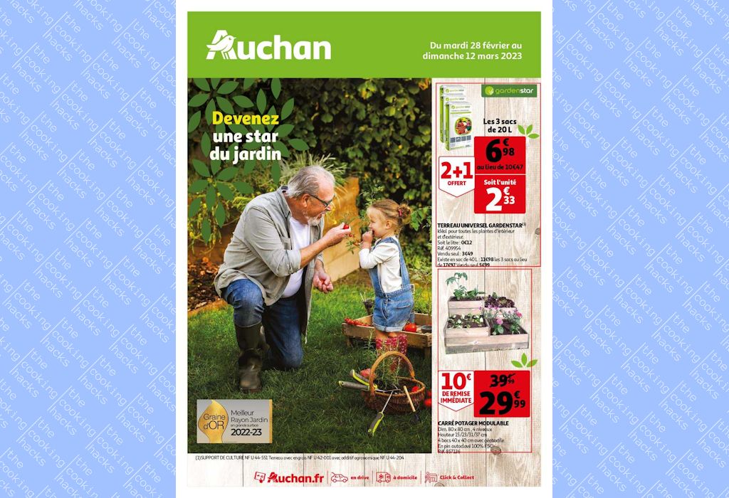 Catalogue Auchan Jardin du 28 février au 12 mars 2023