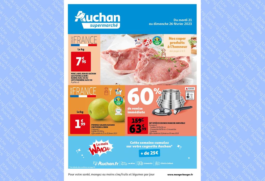 Catalogue Auchan Supermarché du 21 au 26 février 2023