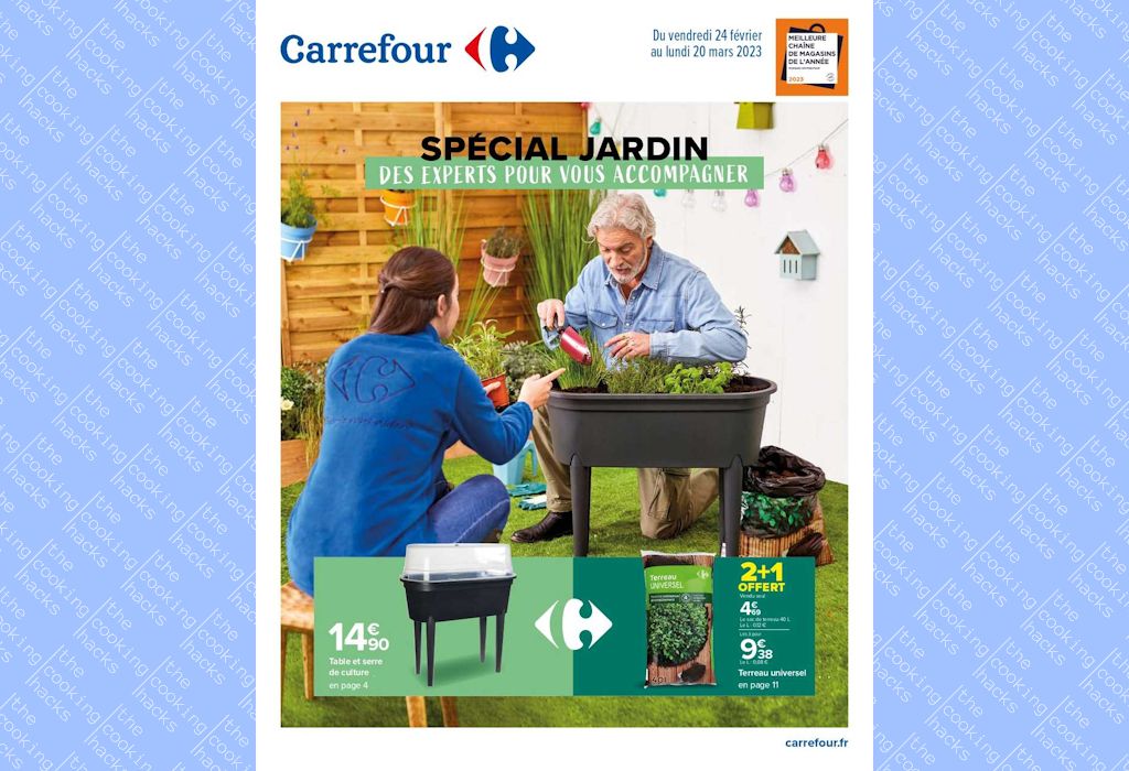 Catalogue Carrefour Spécial Jardin du 24 février au 20 mars 2023