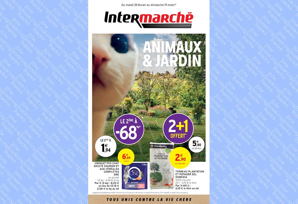 Catalogue Intermarché Animaux et Jardin du 28 février au 19 mars 2023