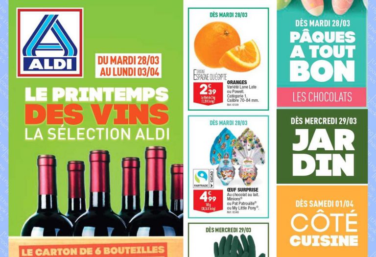 Catalogue Aldi du 28 mars au 3 avril 2023