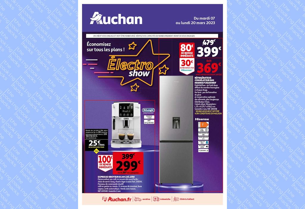Catalogue Auchan Electro Show du 7 au 20 mars 2023