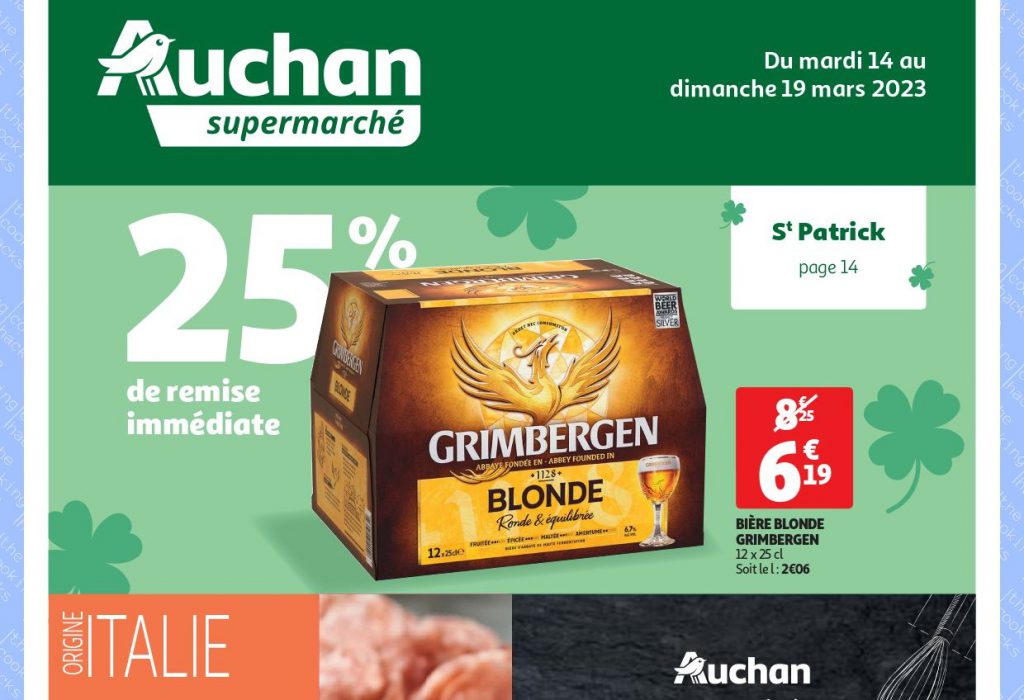 Catalogue Auchan supermarché du 14 au 19 mars 2023