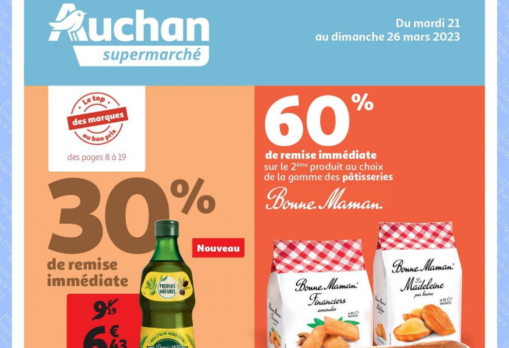 Catalogue Auchan Supermarché du 21 au 26 mars 2023