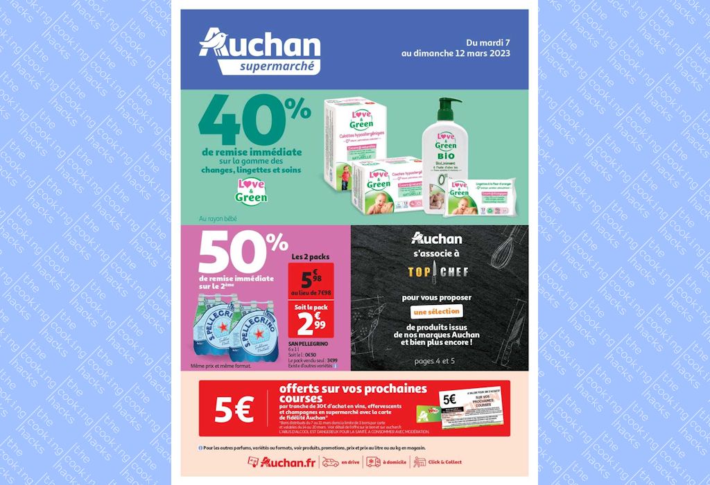 Catalogue Auchan Supermarché du 7 au 13 mars 2023