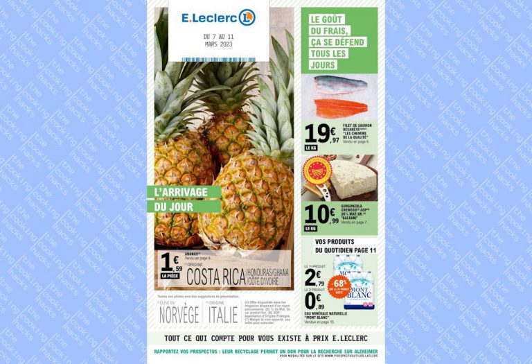 Catalogue E. Leclerc du 7 au 11 mars 2023