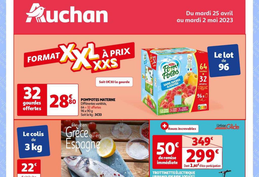 Catalogue Auchan du 25 avril au 2 mai 2023