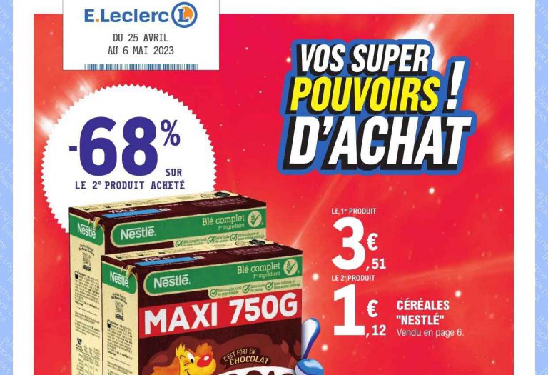 Catalogue E. Leclerc du 25 avril au 6 mai 2023