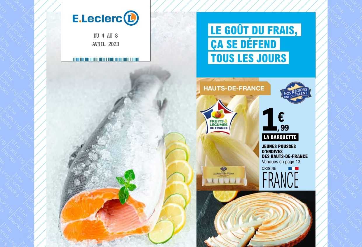 Catalogue E. Leclerc du 4 au 8 avril 2023 The Cooking Hacks (FR)