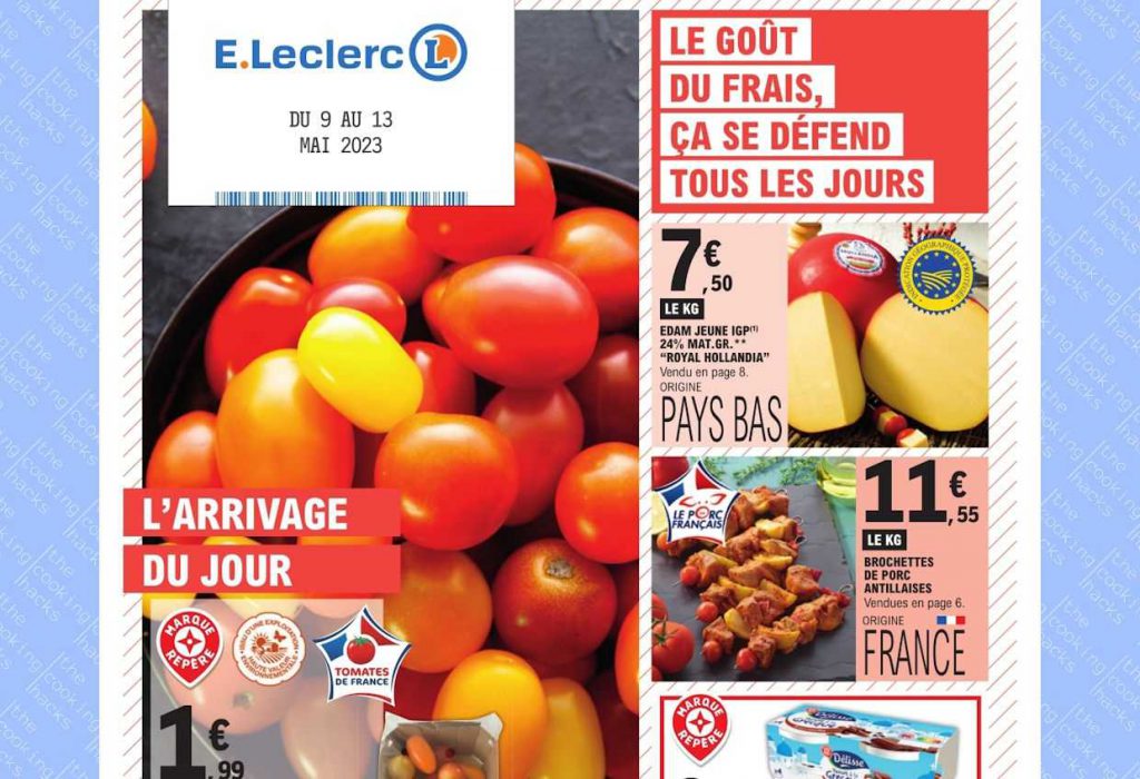 Catalogue E. Leclerc du 9 au 13 mai 2023
