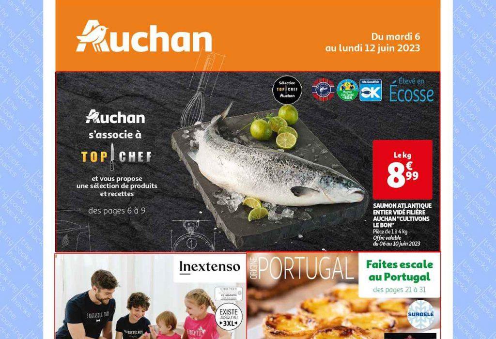 Les offres à venir du catalogue Auchan du 6 au 12 juin 2023 : Faites escale au Portugal