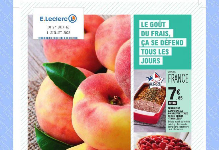 Catalogue E.Leclerc du 27 juin au 1 juillet 2023