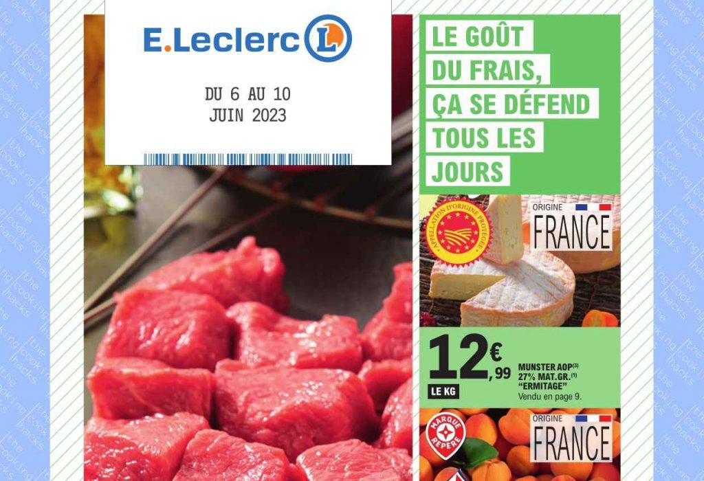 Catalogue E.Leclerc du 6 au 10 juin 2023