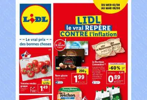 Catalogue Lidl du 2 au 8 août 2023