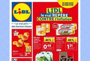 Catalogue Lidl du 26 juillet au 1 août 2023