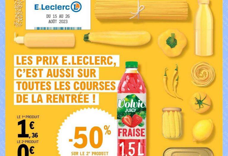 Catalogue E.Leclerc du 15 au 26 août 2023