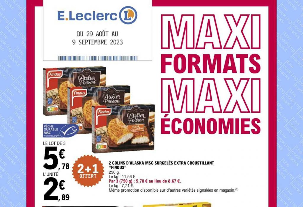Catalogue E.Leclerc du 29 août au 9 septembre 2023
