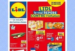 Catalogue Lidl du 23 au 29 août 2023