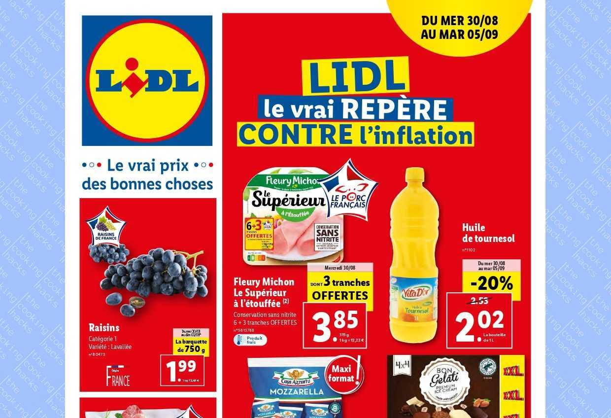 Catalogue Lidl du 30 août au 5 septembre 2023