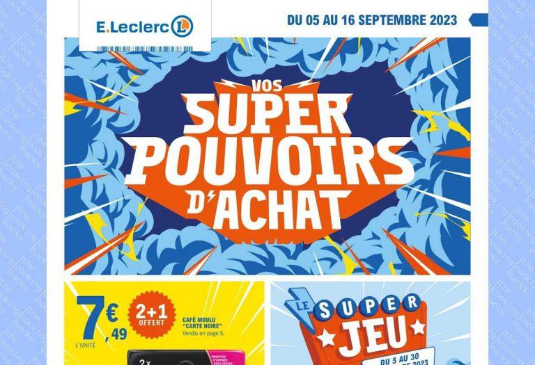 Catalogue E.Leclerc du 5 au 16 septembre 2023