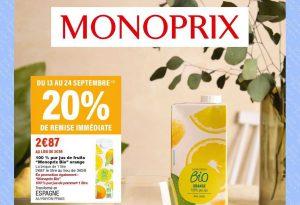 Catalogue Monoprix du 13 au 24 septembre 2023