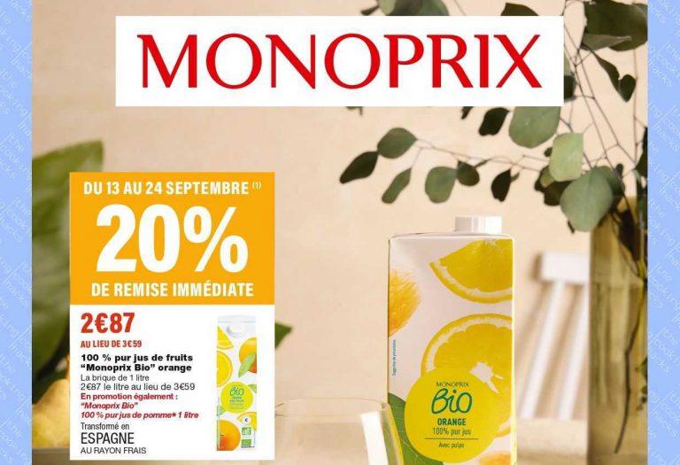 Catalogue Monoprix du 13 au 24 septembre 2023