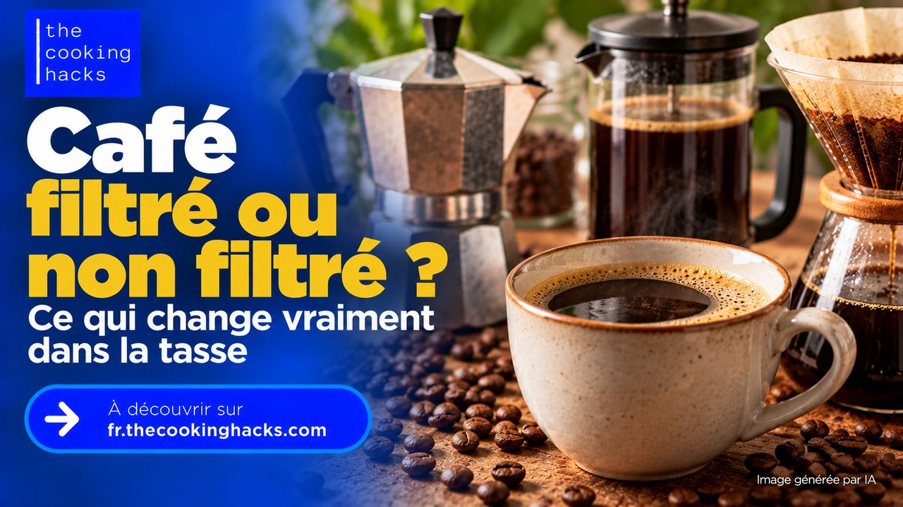 Café filtré ou non filtré, pourquoi la méthode de préparation change ce qui arrive dans la tasse