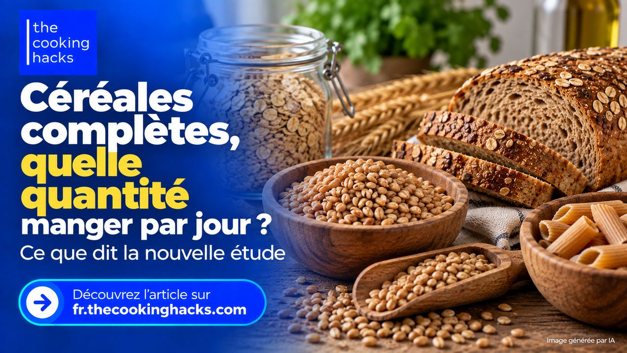 Céréales complètes : quelle quantité manger par jour ?