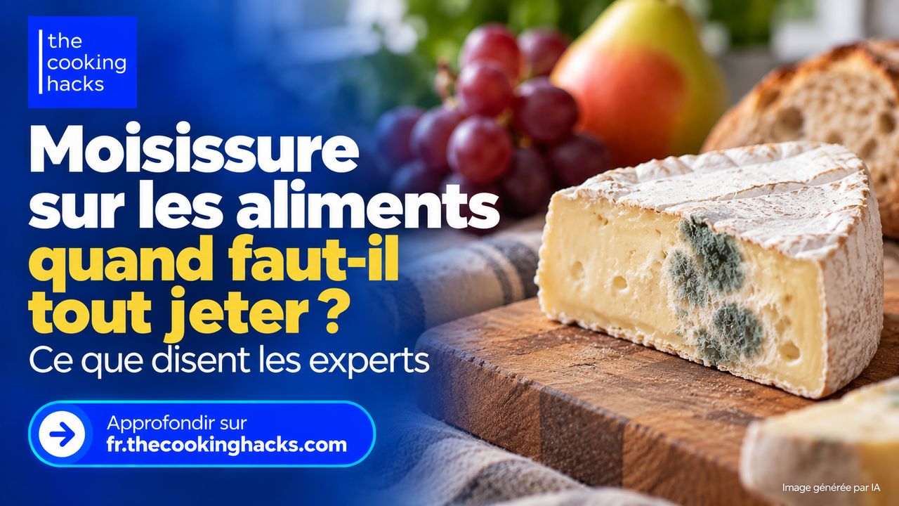 Moisissure sur les aliments, quand peut-on couper et quand faut-il tout jeter ?