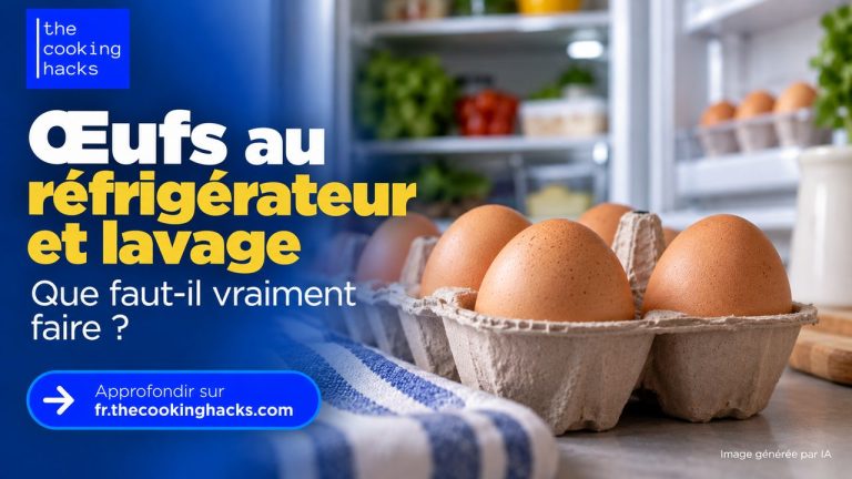 Œufs au réfrigérateur et lavage, que faut-il vraiment faire ?