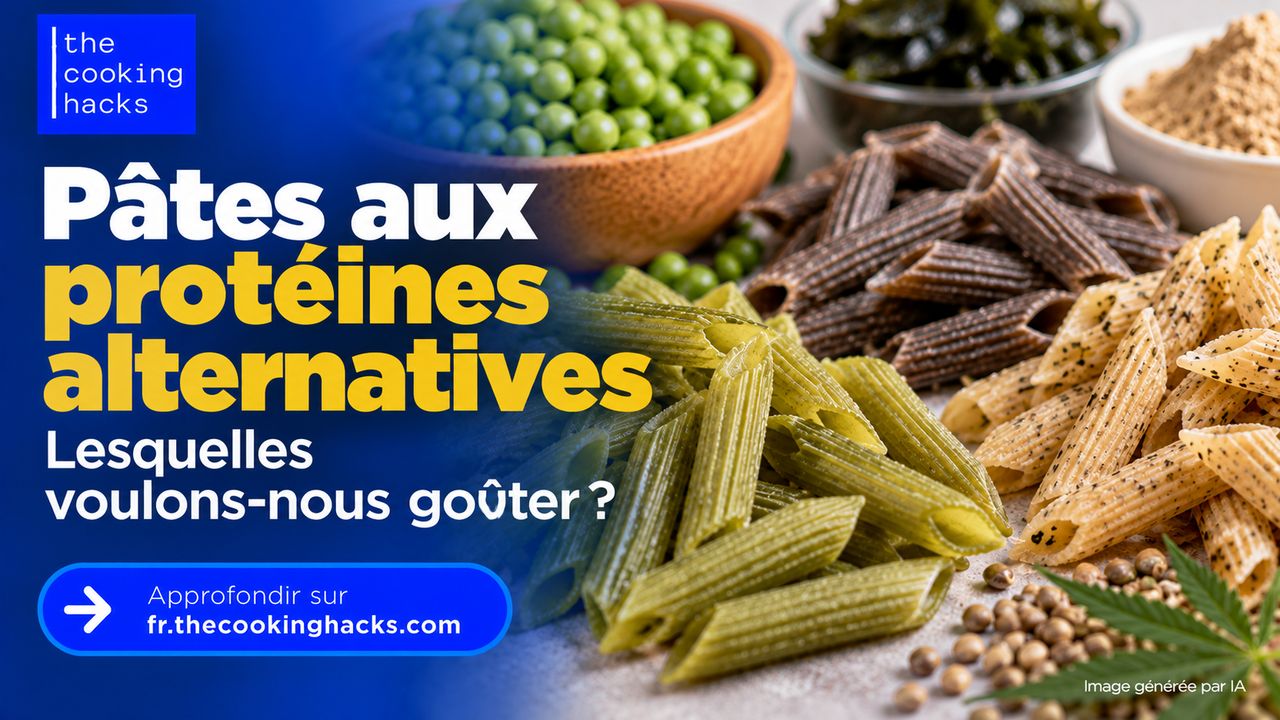 Pâtes aux pois, au chanvre, aux algues ou aux insectes : qu’est-ce qui donne envie de les essayer ?