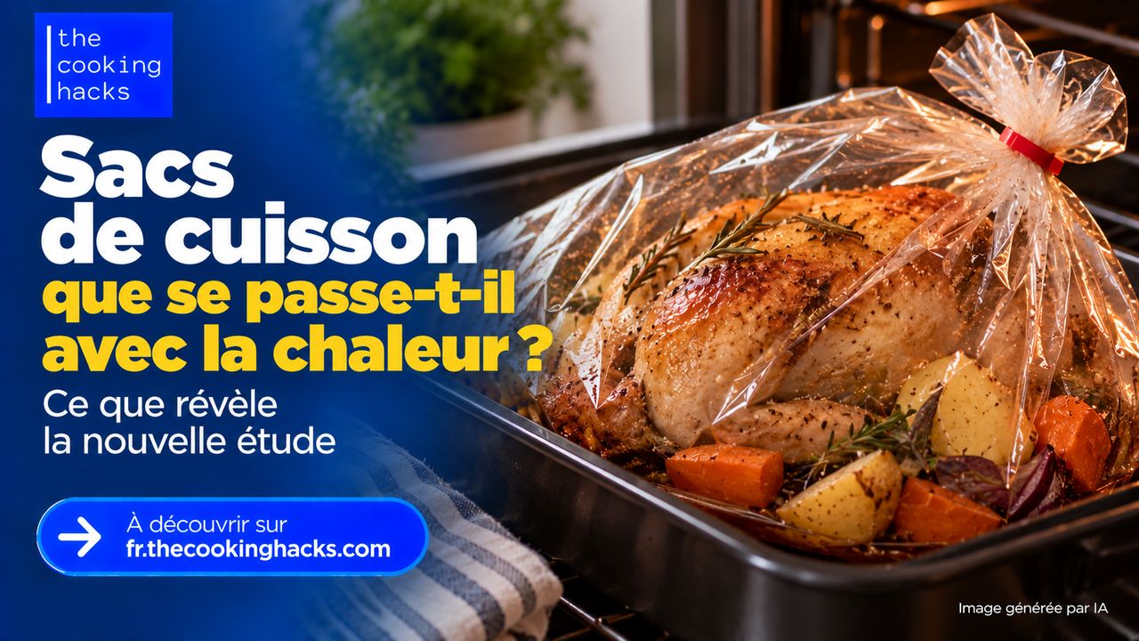 Sacs de cuisson en plastique, que se passe-t-il lorsqu'ils sont chauffés selon une nouvelle étude ?