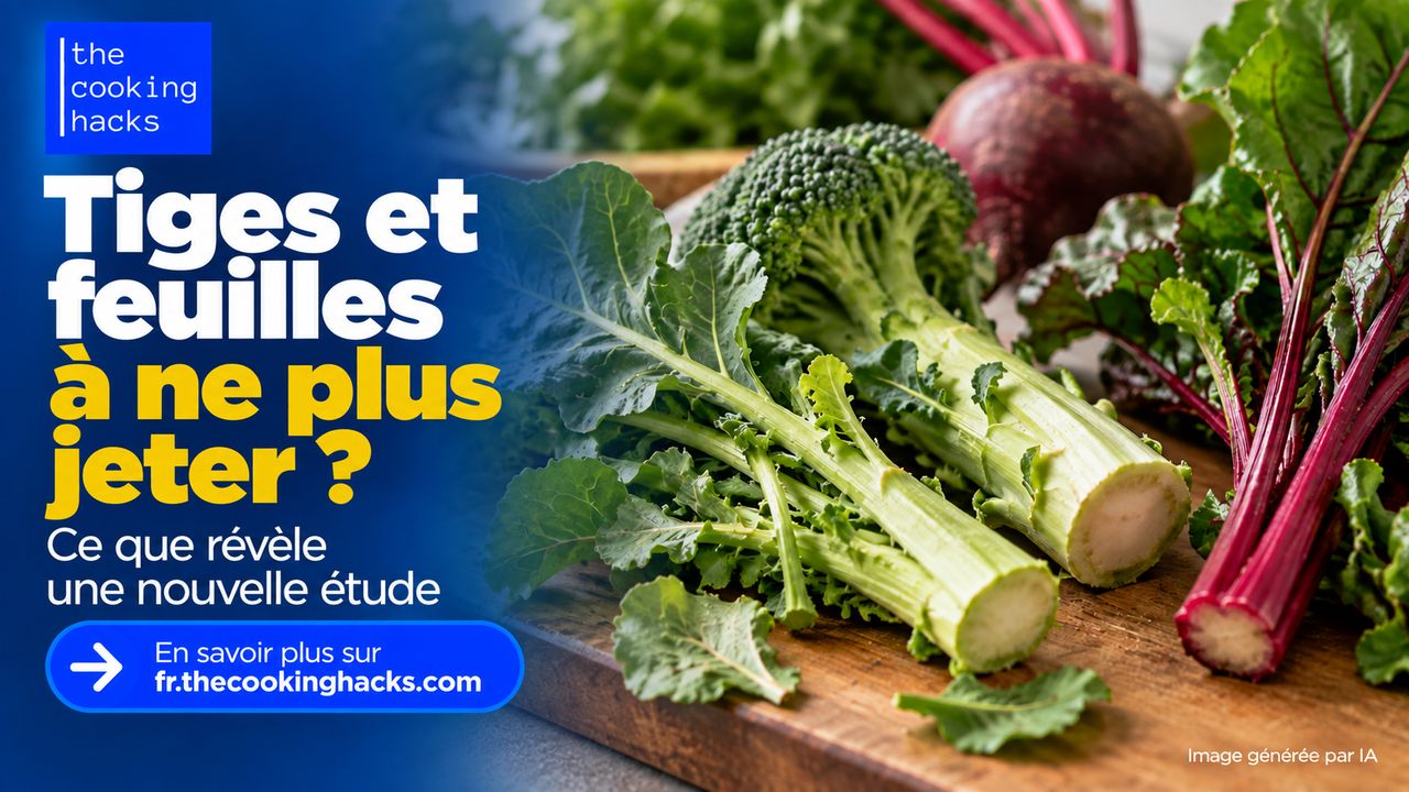 Tiges et feuilles de l&eacute;gumes : sont-elles vraiment des d&eacute;chets ? Ce que montre une nouvelle &eacute;tude