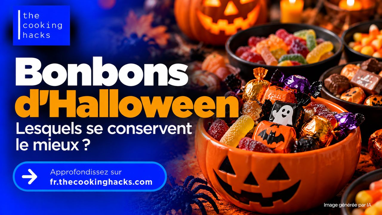 Bonbons d’Halloween restants, lesquels se gardent le mieux ?