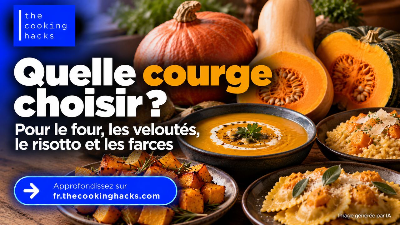 Quelle courge choisir pour le four, les veloutés, le risotto et les farces ?